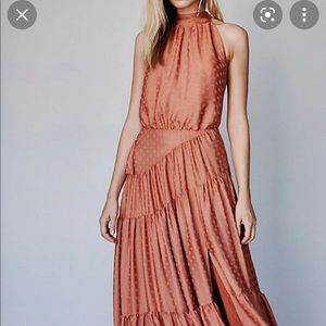 free people wild heart maxi dress Free People NWT Size 0 BEAUTIFUL Blue Wild Heart Maxi Dress NEW XS
